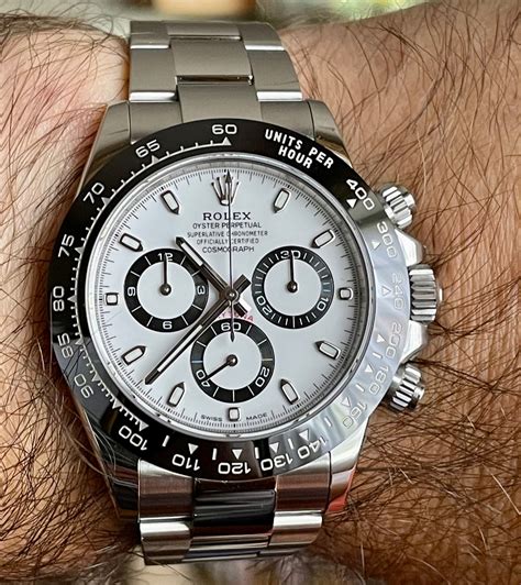 rolex daytona face size